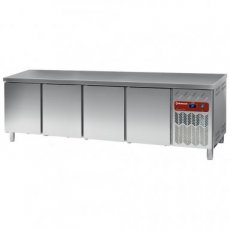 DIADP255/PC-R2 Gekoelde werktafel, geventileerd, 4 deuren EN 600x400 (760 L),Diamond DP255/PC-R2