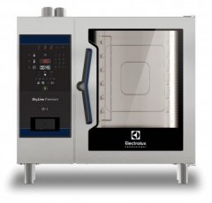ELE217806 SKYLINE PREMIUM OVEN 6 GN 1/1 - ELECTRIC - BOILER AISI 316L - 3-GLASS - 230V,Electrolux Professional 217806