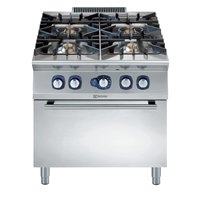FORNUIS, GAS, 4 BRANDERS 6 kW, GAS OVEN, 800 MM, Electrolux 391004