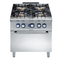 FORNUIS, GAS, 4 BRANDERS 10 kW, GAS OVEN, 800 MM, Electrolux 391006