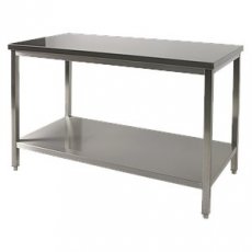 Inox werktafel met ondertablet 800X700X900