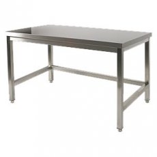 Table de travail en inox 600H 500X700X600