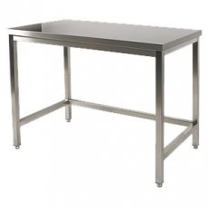 Demonteerbare inox tafel zonder ondertablet 600X600X900